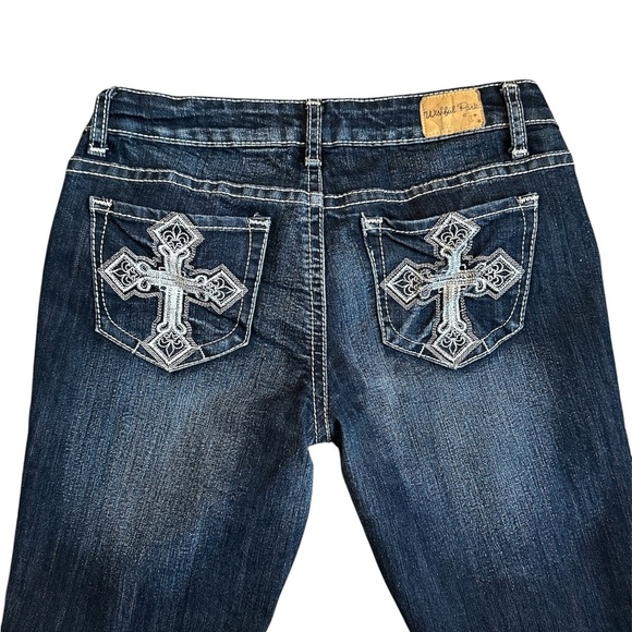 WISHFUL Park Bella Bootcut Cross Jrs size 11 jeans - Picture 2 of 4